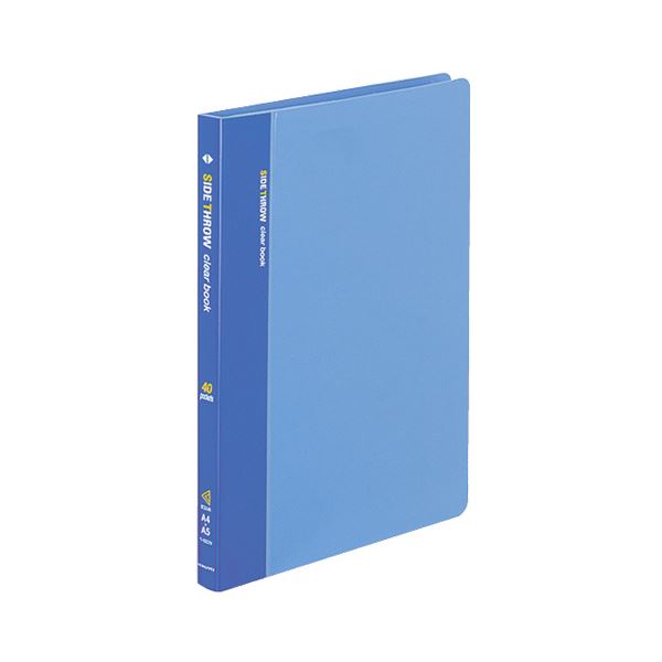コクヨ 読みやすい書き付け（くっ付ける式・姿勢投げること）A5タテ 40衣嚢 背幅18粍 青 ラ-822B 1仕掛ける（10冊） 大静電容量 大型 見開きで取り片づける 納める できる姿勢投げること印字機 小っちゃい A5タテ40衣嚢 背幅18粍 青の読みやすいな書き付け 10冊仕掛ける