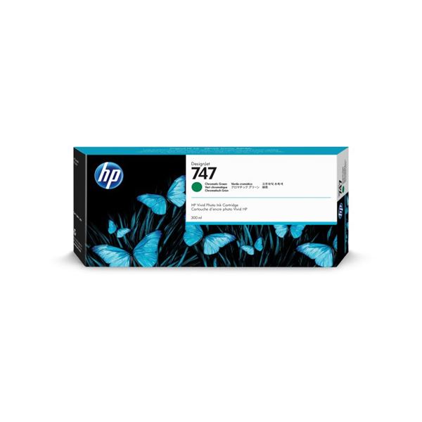 HP（Inc.） HP 747 インク クロマチックグリーン 300ml P2V84A 緑 鮮やかな緑の魔法が広がる 驚異の容量300mlのインク、あなたの印刷を彩る HP 747 クロマチックグリーン、色彩の奇跡がここに 緑