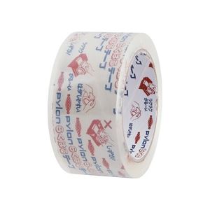 共和 パイロン 宅配小包用らくはる粘着テープ(OPP) 50mm×50m HS-4700-A 1セット(60巻) 静かな音と軽い力で引き出せる 便利な共和パイロンのらくはる粘着テープ 宅配小包用に最適な50mm×50mのサイズで、1セットには60巻も入っています 使いやすさと経済性を兼ね備えた、あ