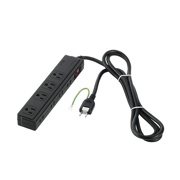 (まとめ) バッファロー 2/3ピン式電源タップ 4+4個口タイプ 雷サージ防止/集中スイッチ付 2m ブラック BSTAPSDC820BK 1個 【×5セット】 黒 パワフルな電源タップ 雷からも守る 便利な切替器付き 4+4個口でさらに使い勝手◎ 長さ2mで自由な配置 スタイリッシュなブラックカ