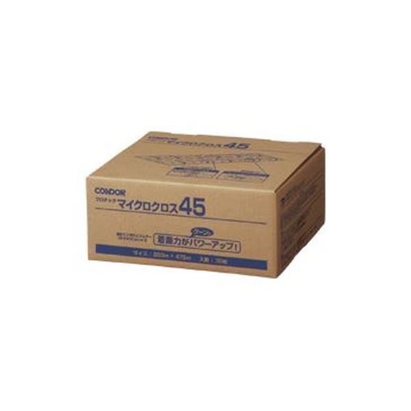 山崎産業 マイクロクロス45 200×475mm C75-15-045X-MB 1パック(30枚) 【×10セット】 極上の清潔感を手に入れる 革新的な掃除用品、マイクロクロス45 床やカーペットを一掃するドライシート サイズは200×475mm 1パックには30枚 10セットでお得にGET