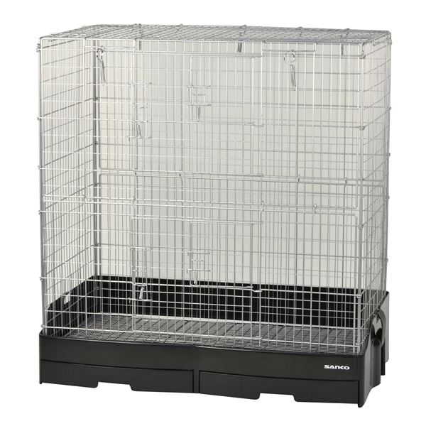 イージーホーム80ハイ(ワイヤースノコ仕様)（ペット用品） 広々快適な空間を提供する、スペースフル80ハイ（ワイヤースノコ仕様）ペット用品｜夢の小屋