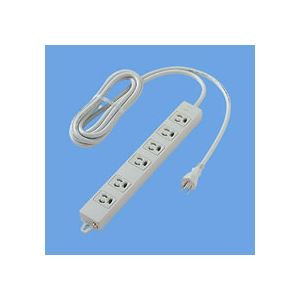 （まとめ）パナソニック マグネット付 OAタップ3P・6個口 グレー 3.0m WCH2436H 1個【×2セット】 パワフルな電源保護 15A抜け止め形マルチタップ グレーでスタイリッシュ 3.0mの長さで便利 磁石付きでスッキリ整理 収納 1個のセットで2倍お得