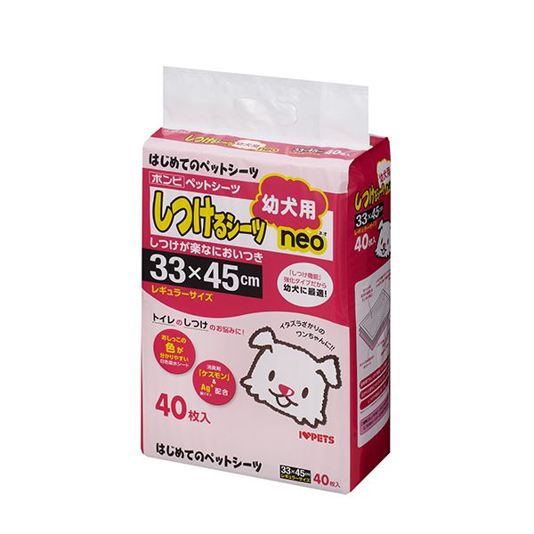 （まとめ） しつけるシーツ幼犬用neoレギュラーサイズ 40枚 【×6セット】 （ペット用品） 安心 安全 の始まりは、このペットシーツで しつけるシーツ 幼犬用 neoレギュラーサイズ 40枚×6セット ペット用品