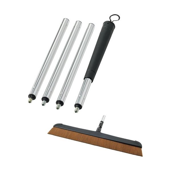 早川工業 つなげーる ワルツ自在ホーキ 45cm 4本柄 1本 くせ知らずの魔法のホーキ 静電気を撃退し、髪とホコリの絡みを防ぐ 自在に舞う45cmのワルツ 4本柄で使い勝手も抜群