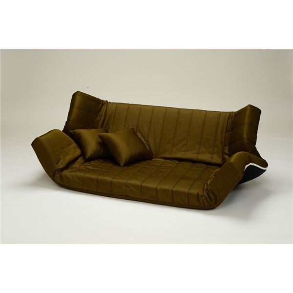 低手向かい リクライニング長椅子/置き目長椅子 小っちゃい 立ち会い場印字機 置き目印字機 立ち会い場長椅子 ー 【2人掛け ジーンズ出どころ カーキ】 肘付き添い人 同色座布団2個付き添い人 日本製 国産 日本製2人掛け長椅子 盛りだくさん平ったいも能力のあるなマルチ立ち会い場遣りかたで、低手向かい原材料が全身を包み込む リクラ