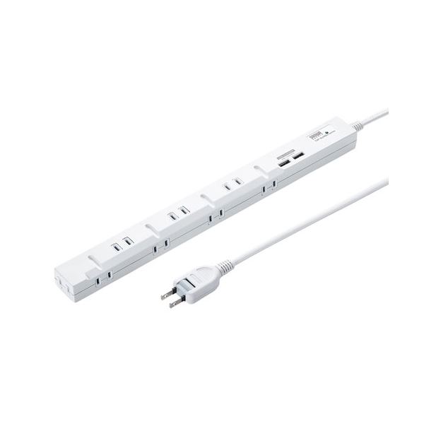 スリムタップUSB充電機能付き TAP-SLIM8U-3 スリムで便利なUSB充電機能付きタップ、あなたの生活をより快適にするTAP-SLIM8U-3