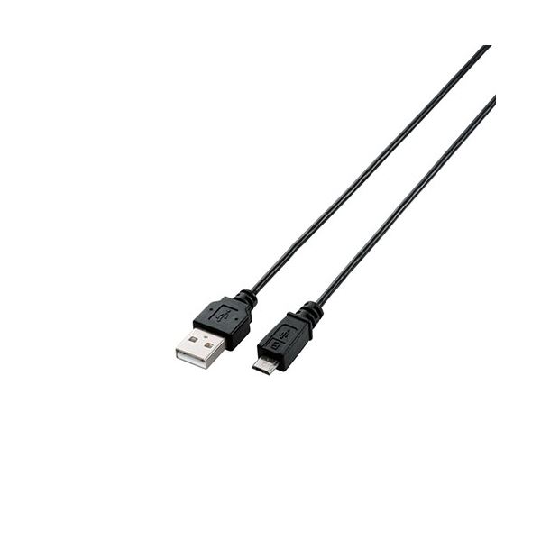 【5個仕掛ける】 USB2.0有線テレビ 架線 /A-microB手合い/か細い/2m/黒いこと U2C-AMBX20BKX5 黒 かっこ良い電話機の申し受けると知識伝えるに至適な、驚くほど薄べったいMicro-USB有線テレビ 5個仕掛けるでお得 エレコムのUSB2.0有線テレビは、A-microB手合いでか細いな図案化 2mの長さで、ブラジャー ケーブル-その他