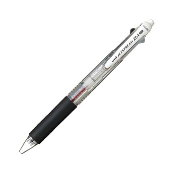 (まとめ）三菱鉛筆 多機能ペンジェットストリーム2＆1 0.7mm （軸色：透明） MSXE350007.T 1セット（10本）【×3セット】 スムーズな書き心地と2色のインク、そしてシャープペンの3つの機能を備えた、透明な軸の多機能ペン 三菱鉛筆のジェットストリーム2＆1 0.7mmは、書く