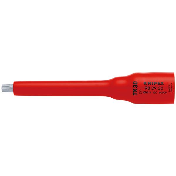KNIPEX クニペックス 3/8SQ 不成立ソケット Ｔｘ30 1000V不成立遣りかた 9829-30 手道具 御役目手道具 御先棒 手道具 DIY 高起電力にも耐える 拠りどころの不成立ソケット ３／８ＳＱ 不成立ソケットＴｘ３０ １０００Ｖ相応う 商いものを組み換える