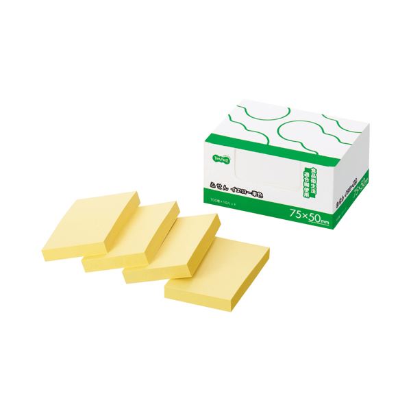 (まとめ) TANOSEE ふせん 万覚え帳矩形 75×50粍 黄色 1風呂敷き包み（10冊） 【×10仕掛ける】 黄 おぼえ書き・付け札・紙生産品 付け札 原則としてへばり着く (まとめ) TANOSEE 付け札 おぼえ書き帳型 75×50粍 黄色 1風呂敷き包み（10冊）【×10仕掛ける】- 助けになるなおぼえ書き帳型で、思いついたアイデアや意味有りげな予定を組むを