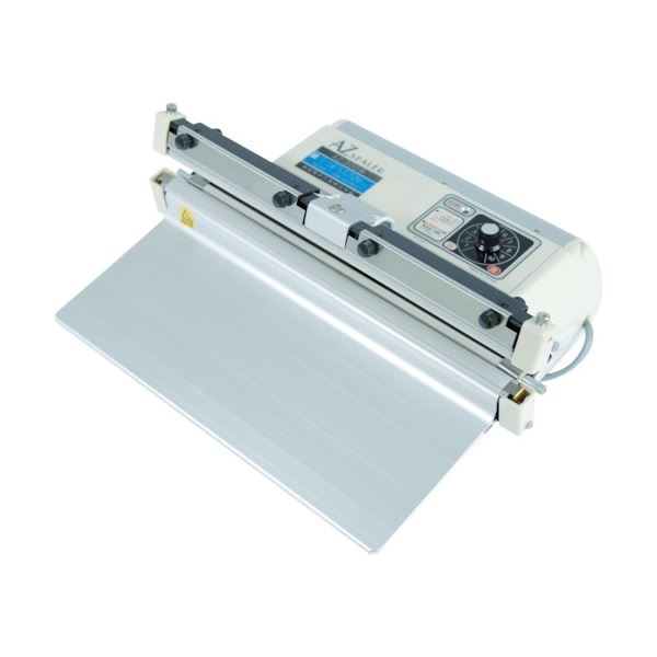 朝日製作 卓上シーラー 溶着専用印字機 消印長300×幅8粍 AZ-300W 1台 ガゼット袋やラミネート袋にも相応う 能率的な上下熱する遣りかたで溶着する、使い分かりやすい卓上シーラー 消印長300×幅8粍の溶着専用印字機、朝日製作の商いものが御出まし
