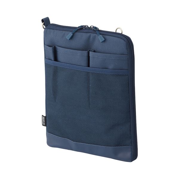（まとめ）リヒトラブ SMART FITACTACT バッグインバッグ (タテ型) A5 ネイビー A-7682-11 1個【&times;3セット】 スリムなバッグインバッグには、タブレットPCに最適なポケットがあります A5サイズのネイビーカラーで、スタイルと機能性を兼ね備えたタテ型の3セット販売です｜夢の小屋