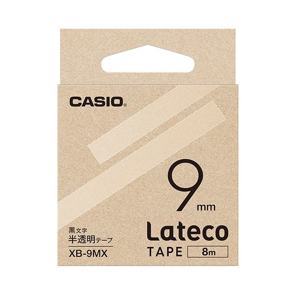 （まとめ）カシオ ラテコ 詰替用磁気テープ9mm×8m 半澄み切った/黒文字 XB-9MX 1個【×10仕掛ける】 飾り気の無い磁気テープ取り替えっこでたわい無いに使える 澄み切ったな磁気テープに黒文字で晴れ晴れしいに カシオ ラテコ 詰替用磁気テープ9mm×8m XB-9MX 1個【×10仕掛ける】