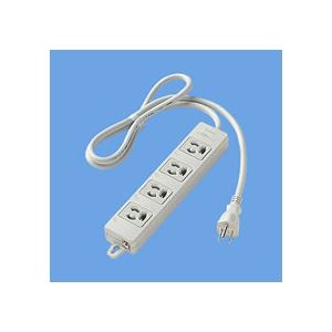 （まとめ）パナソニック マグネット付 OAタップ3P・4個口 グレー 1.0m WCH2414H 1個【×3セット】 電源を確実に守る 15A抜け止め形マグネット付OAタップ 4つの口で便利さ倍増 グレーのスタイリッシュなデザイン 1.0mの長さで使い勝手抜群 WCH2414Hが3個セットでお得