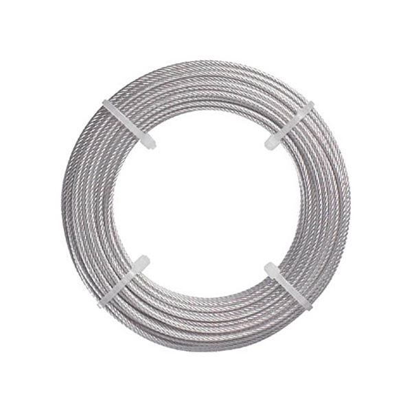 (まとめ) TRUSCO ステンレスワイヤーロープ Φ2mm×10m CWS-2S10 1巻 【×5セット】 高い耐久性 頑丈 なステンレスワイヤーロープで、あらゆる場面で活躍 強度抜群のΦ2mm×10m、5巻セットでお得にGET