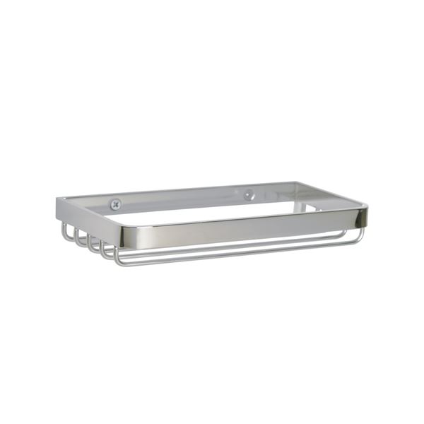 ワイヤートレー/建築金物 【S型】 W200×H30×D100mm ステンレス 浴室可 〔業務用 建材 建築金具〕 美しい曲線とスリムなデザインの整理 収納 棚 浴室用ワイヤートレー/建築金物 【S型】 幅200×高さ30×奥行100mm ステンレス製 浴室対応 〔プロ仕様 建材 建築金具〕