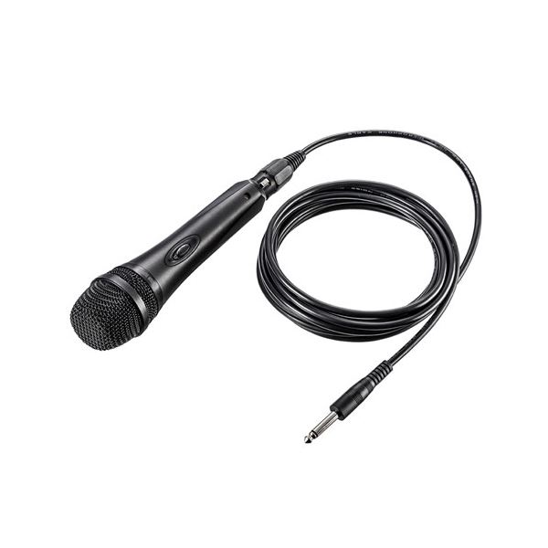 ハンドマイク（有線タイプ・MM-SPAMP10用） MM-SPHM4 音色を忠実に再現するパワフルなハンドマイク 感動の高性能ダイナミックサウンドキャプチャー（有線タイプ・MM-SPAMP10対応）