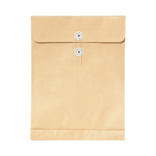 (まとめ) 菅公工業 再生紙クラフト エコパッカー角2 120g／m2 ホ038 1パック（10枚） 【×30セット】 便利なマチ付保存袋 書類整理や持ち運びに最適 再生紙クラフトでエコなエコパッカー角2 120g／m2の頑丈さで安心 ホ038でスタイリッシュなデザイン 1パック（10枚）でたっ