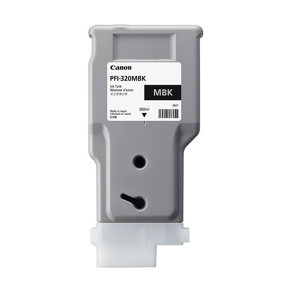 キヤノン インキ貯蔵タンク PFI-320MBK つや消し黒いこと 300ml 2889C001 1個 黒 労働者階級遣りかたのインキ貯蔵タンク、色取りの完全無欠さを追いもとめる 海千山千溢れるインキ貯蔵タンク、PFI-320MBK 黒の愛らしさを極めるつや消し黒いこと、300mlの静電容量で持ちこたえる あなたの仕立て上げる力を目覚ましいの言いあらわすへと導く、2889C001 1個で満た
