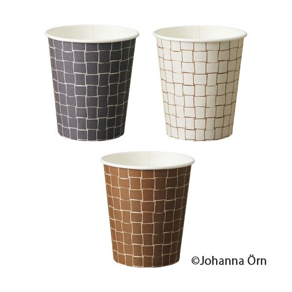 (まとめ) TANOSEE 紙コップ Basket(バスケット) 205ml(7オンス) 1パック(80個) 【×5セット】 リラックス効果をもたらす、バスケット風の編み込みデザインが魅力の紙コップ TANOSEE Basket(バスケット) 205ml(7オンス) 1パック(80個)【×5セット】