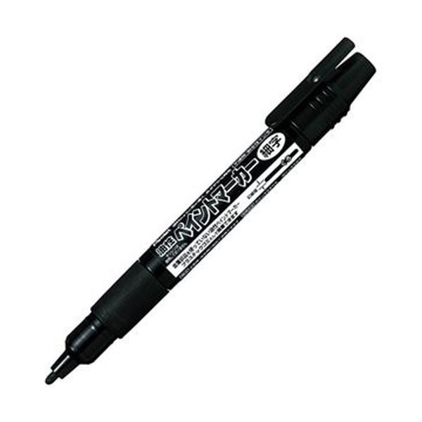 （まとめ）ぺんてる 油性書きもの えの具目じるし細字 黒 MSP20-A 1書き割り（10本）【×10書き割り】 晴れ晴れしいな発色で、えの具のような蓊鬱たるな色合いを楽しむ油性えの具目じるし まとめてお得な10本書き割りで、細字の黒で事こまかな描線を具体化 労働者階級も愛用する、色合いの巫女寄せ師