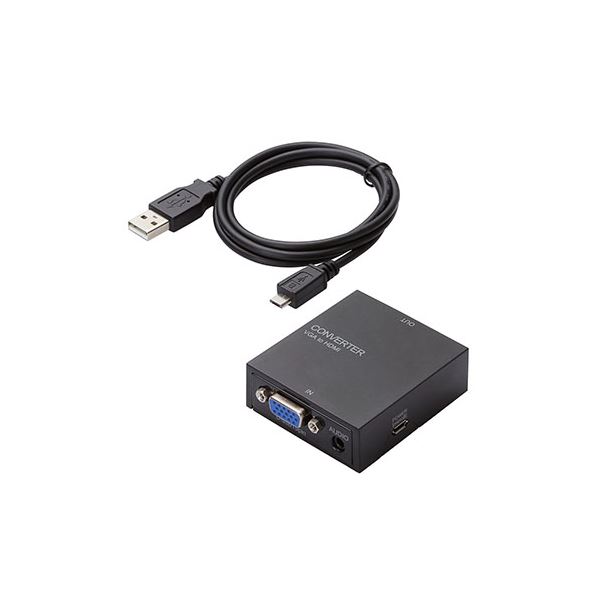 【5個セット】 アップスキャンコンバーター/3.5φ/VGA-HDMI/HDMI1.3 AD-HDCV03X5 手軽に高画質映像を楽しめるVGA-HDMI変換コンバーター 最新のアップスキャン技術と3.5mmオーディオ端子を搭載 HDMI1.3対応で映像・音声のクオリティを一新 デジタルエンターテイメントを満喫