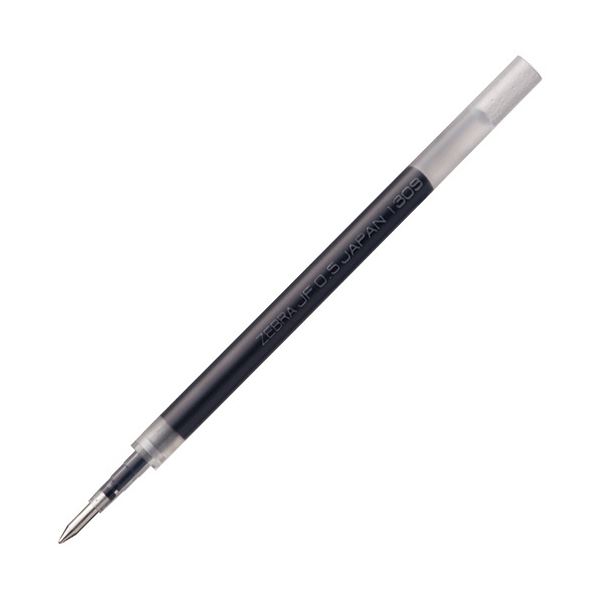 (まとめ) ゼブラ ゲルインクボールペン 替芯 JF-0.5芯 ボール径:0.5mm ブルーブラック サラサ用 RJF5-FB 1セット(10本) 【×5セット】 黒 青 滑らかな書き心地を追求した、0.5mmの細やかなボール径で鮮やかに彩るブルーブラックのインク 10本の使い切り不要な芯がセットに