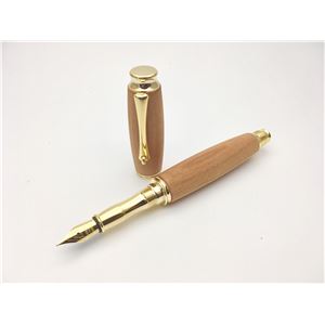 銘木材 筆/文房具 【山桜 やまざくら】 日本製 国産 中太字 文具 執務室 事務用 設備 ステーショナリー 気どらずにの美を纏う、日本製の飛び切りな筆 木の温かさが気味合い似つかわしい、研ぎあげるされた筆記具 肌理が素晴らしい銘木材を当て嵌めるし、執務室や文房具としても至適 山桜の心ゆかしいさが漂