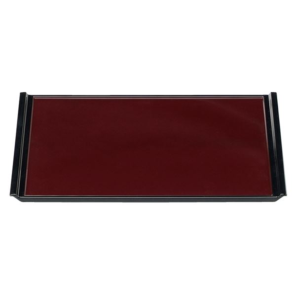 尺6 フライト盆/トレー 【新溜天黒SL】 485mm×340mm×21mm 日本製 国産 〔和食 レストラン 店舗 お店〕 和の味わいを極める国産トレイ 居酒屋・食堂・割烹など、あらゆるお店で活躍 料理を美しく盛り付け、心地よい食体験を提供 日本製の品質と伝統の技が融合した、新溜天