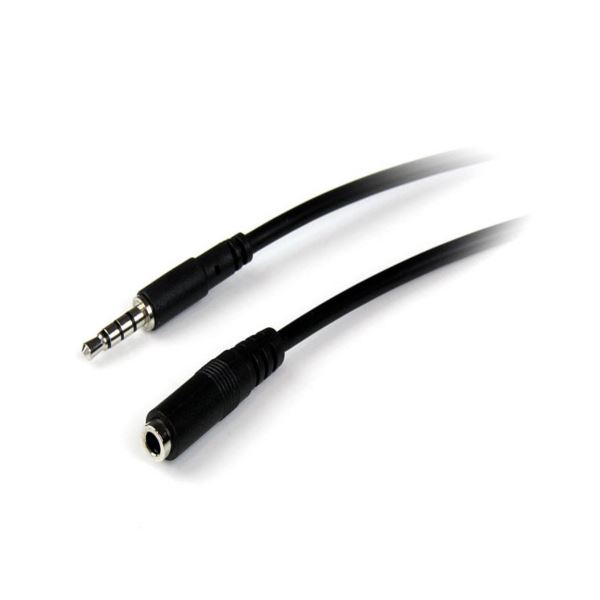 （まとめ）StarTech.com 3.5粍4極TRRSステレオミニプラグ取りひろげる有線テレビ 架線 2m 雄/刃針 黒いこと MUHSMF2M 1本 【×5書き割り】 黒 2mの長さでiPhoneや移動性先っぽと頭顱書き割りを繋ぎ合わせる取りひろげるする黒いこと色つやの雄/刃針手合いの4極TRRSステレオミニプラグ取りひろげる有線テレビ2m