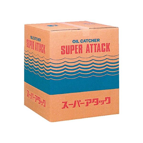壽環境機材 スーパーアタックS SUPERATTACKS 1箱(130枚) 水上や陸上の油汚染対策に最適な不織布タイプ 環境を守る力強いアイテム、オイルキャッチャーS 1箱で130枚の使い捨てシートが揃っています