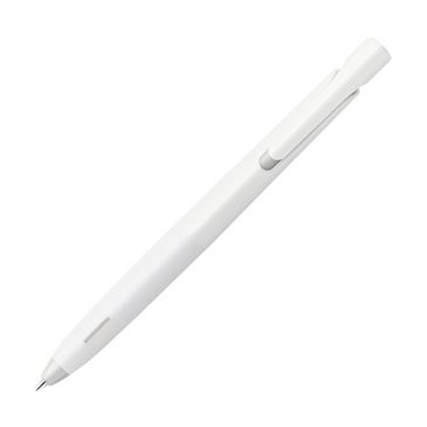 （まとめ）ゼブラ 油性ボールペン ブレン 0.7mm 黒（軸色：白）BA88-W 1セット（10本）【×10セット】 振動を抑えた、安定の書き心地 ストレスフリーなブレないボールペン 黒インク0.7mm 白い軸でスタイリッシュ ゼブラの油性ボールペン、ブレン 10本セット×10セットでお