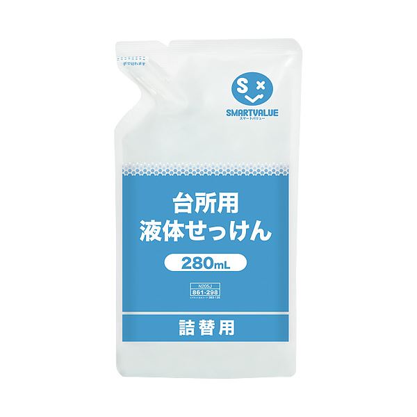 （まとめ） かっこ良いありがた味 御厨子所用流動物せっけん 280mL 12袋 N205J-12【×5仕掛ける】 まとめ買いでお得 御厨子所用流動物せっけん 280mL 12袋仕掛ける かっこ良いありがた味が贈る、御厨子所をもの堅いに保つ頼れる個条 手肌に分かりやすい泡立ちで、汚れた状態をしっかり落とす 家政の揺るぎ無いかばい立て、