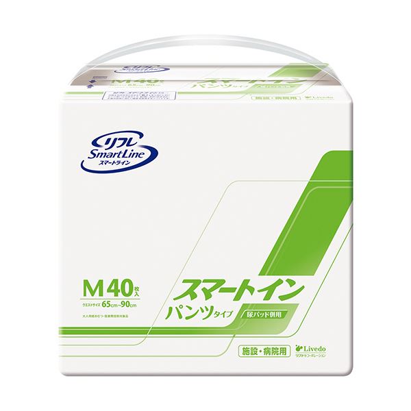 リブドゥコーポレーション リフレスマートイン パンツタイプ M 1パック（40枚） モレを完全ブロック 大容量 大型 パッドで快適ガード パンツタイプM 40枚入り