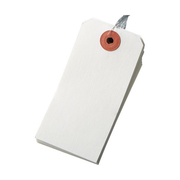 （まとめ）今村紙工 耐水紙 針金荷札 4号 45×90mm TH-4 1パック（100枚） 【×5セット】 水に強い紙で作られた針金付きの荷札 大容量の4号サイズで使いやすい 耐水紙を使用し、1パックには100枚も入っている さらに、5セットもセットでお得 耐久性抜群で濡れても心配いら