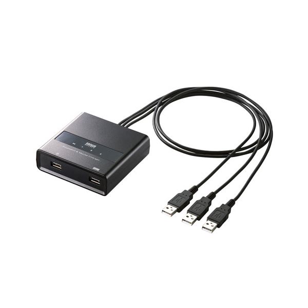 キーボード・マウス用パソコン PC 切替器(3:1) SW-KM3UU 便利なパソコン PC 切替器 1台でキーボード・マウスを3台のパソコン で使える 作業効率アップ SW-KM3UU｜夢の小屋