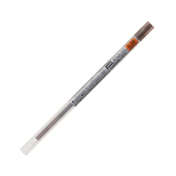 (まとめ) 三菱鉛筆 ゲルインクボールペンスタイルフィット 替芯 0.28mm ブラウンブラック UMR10928.22 1セット（10本） 【×10セット】 黒 茶 0.28mmのブラウンブラック替芯10本セット 三菱鉛筆のゲルインクボールペンスタイルフィットリフィルで、滑らかな書き心地を楽し
