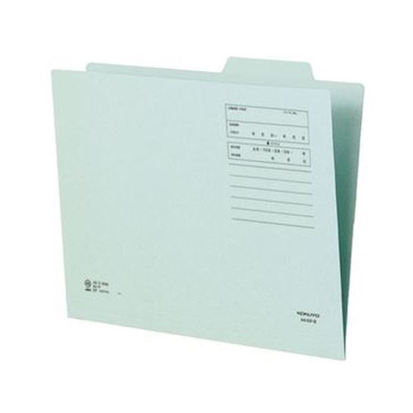（まとめ）コクヨ 個別フォルダー（間伐材使用）A4 青 A4-KIF-B 1セット（10冊）【×10セット】 地球に優しい、森の恵みを活かしたエコな個別フォルダー 間伐材を使った環境にA4サイズの青いフォルダー、1セット（10冊）×10セット