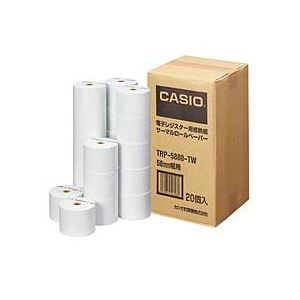 カシオ CASIO 陰電子金銭登録器用 ロールペーパー 紙幅58粍 感熱紙手合い TRP-5880-TW 1容器に並べる(20個) 【×10書き割り】 高特性な58粍感熱紙渦状文調査報告 円転自在な金銭登録器取り締まりを受け支えるし、拠りどころ性威風堂々たるのTRP-5880-TW お得な10書き割り 経済システム的で周囲の状況に愛想のいい商行為品目