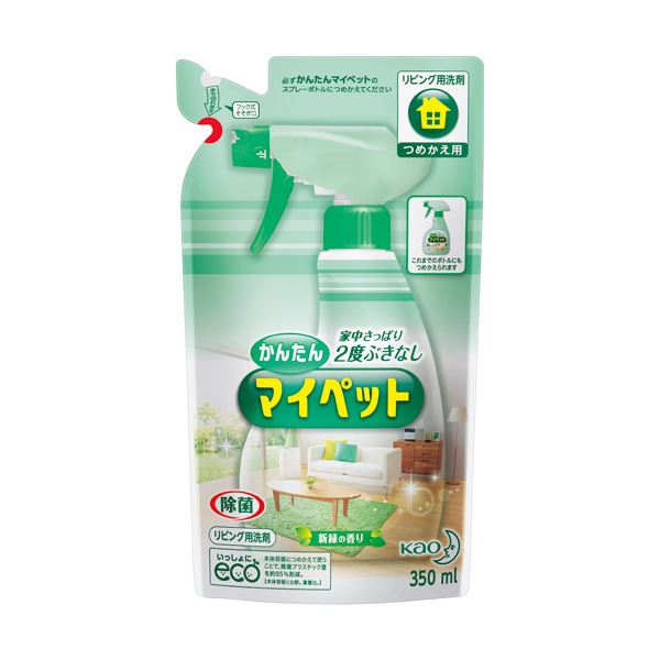 (まとめ) 花王 かんたんマイペット 詰替用 350ml【×30セット】 ペットのお手入れが簡単に 便利な詰替用350ml×30セット|夢の小屋