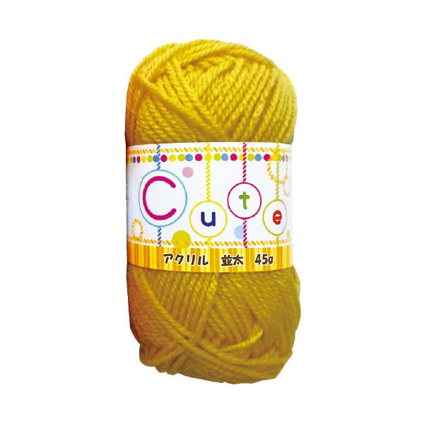 （まとめ）毛糸（並太） 45g 黄【×30セット】 華やかな黄色の毛糸（並太）45g、30個セットでお得 手作りの魔法が広がる、あなたの創造力を引き出す一糸一糸の輝き 心地よい触り心地と美しい仕上がりで、あなたの作品が輝きます 手芸の時間がより楽しく、より充実したものに