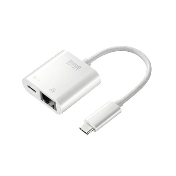 USB3.2 TypeC-LAN変換アダプタ(PD対応・ブラック) USB-CVLAN7W 黒 高速データ転送とパワーデリバリー対応のUSB-C変換アダプターで、ネットワーク接続も快適に 有線接続でストレスフリーなネットワーク環境を実現 最新テクノロジーを手に入れ、快適なデジタルライフを楽しも 6,622円