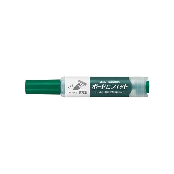 (まとめ) ぺんてる ボードマーカーノックル EMWL5BF-D 太字 緑 【×30セット】 鮮やかな緑が目を引く 太字で強調する 使いやすいボードマーカー 30セットでお得 ノックルEMWL5BF-D