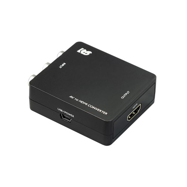 ラトックシステム コンポジット to HDMIコンバーター RS-AV2HD1 映像を進化させる アナログからデジタルへの変換マジック コンポジット信号を一瞬でHDMI信号に変換・出力する究極のコンバーター
