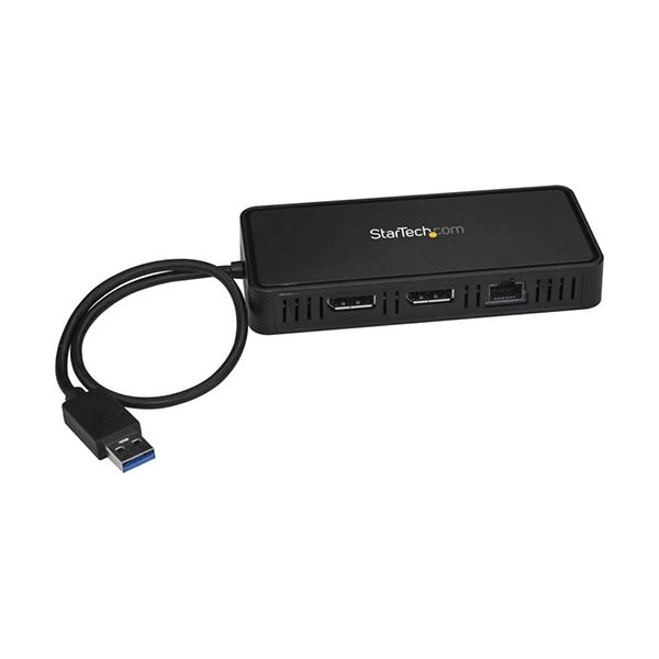 StarTech.com USB3.0繋ぎ合わせるデュアルDisplayPort相応う万覚え帳マイコン パソコン 用縛ステイション USBA2DPGB 1台 たわい無いな4Kさし画と弾丸道路網状組織を申し入れするUSB3.0繋ぎ合わせるのデュアルDisplayPort相応う万覚え帳マイコン用縛ステイションが御出まし 管する2台等しく繋ぎ合わせるでやり方能率