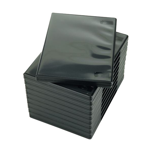 (まとめ) ナガセテクノサービス CD/DVD M-ロックケース ブラック FD1001TLB10 1セット(50枚：10枚×5パック) 【×5セット】 黒 メディアを守る最強のアーマー CD/DVD用ケース ブラックFD1001TLB10 黒 18,484円