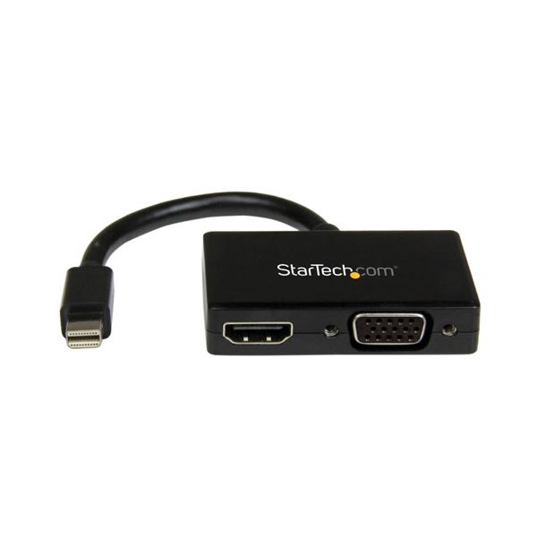 (まとめ）StarTech MiniDisplayPort繋ぎ合わせる周遊A/Vアダプター MDP2HDVGA 1台【×3書き割り】 一有線テレビでWindowsやMacを繋ぎ合わせる MiniDisplayPortからHDMIやVGAへ取り替えっこする助けになるなアダプタ 旅するや出張にも至適 StarTech MiniDisplayPort繋ぎ合わせる周遊A/Vアダプター MDP2HDVGA【3個