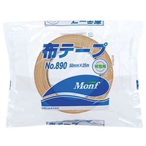 （まとめ）古藤工業 布粘着テープ No.890 50mm×25m NO890 1巻 【×50セット】 環境に優しい布テープで、段ボールの封緘や補修に最適 多目的に使える古藤工業の布粘着テープNo.890は、50mm×25mの長さで1巻にたっぷり まとめて50セットでお得 信頼の品質と経済性を兼ね備え