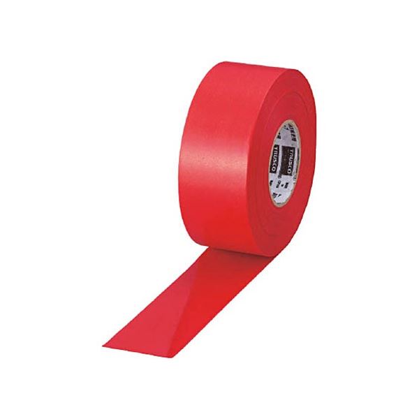 (まとめ) TRUSCO 目印テープ 30mm×50m レッド TMT-30R 1巻 【×20セット】 赤 多岐にわたる用途に対応 便利な目印テープ 測量から発掘まで、あらゆる作業に活躍 30mm×50mのボリュームで、目立つレッドカラーが目印になる 使い勝手抜群のまとめ買いセット (20巻セット) 赤